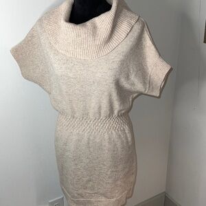 ya Los Angeles cowl neck Wool blend mini‎ sweater dress Sz M
